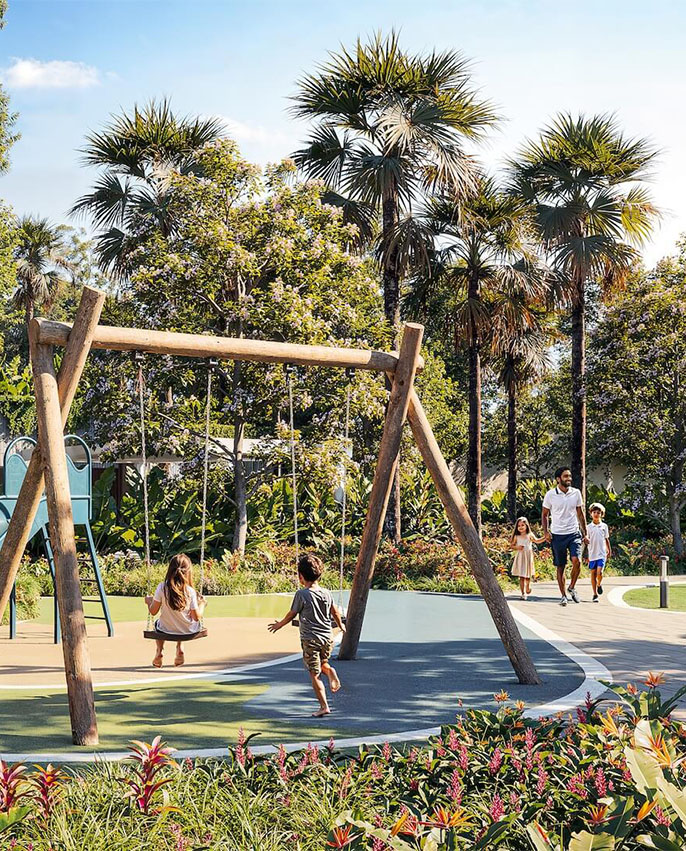Kids Playground at Central Park Trianon